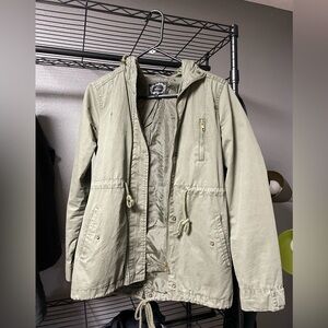 Green cargo jacket